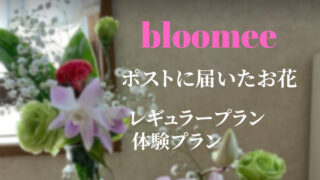 ブルーミー（bloomee）｜実際にポストに届いた体験プランとレギュラープランのお花をご紹介！ 