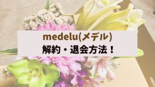 medelu(メデル)の解約・退会方法は簡単！その前に知っておきたい注意点を解説 